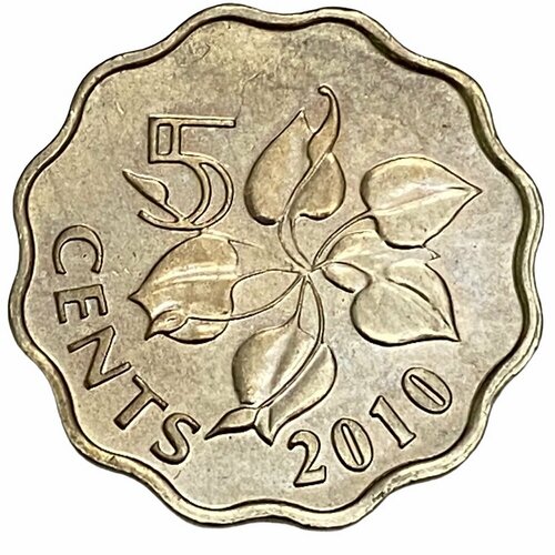 Свазиленд 5 центов 2010 г.