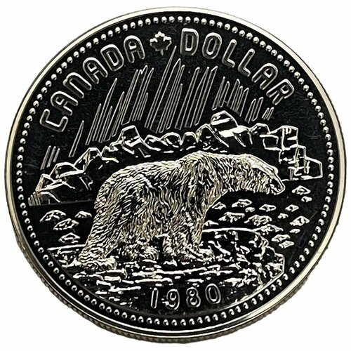Канада 1 доллар 1980 г. (100 лет Арктическим территориям)