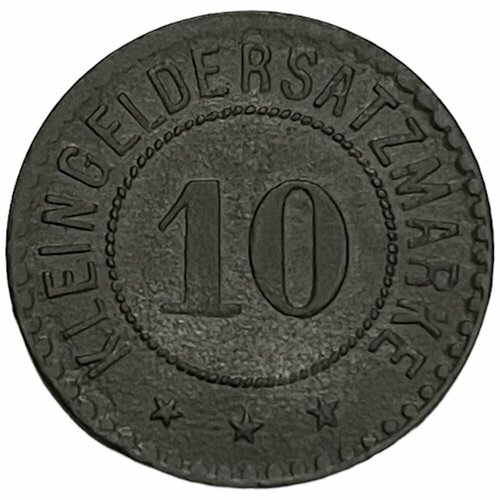 Германия (Германская Империя) Гиссен 10 пфеннигов 1918 г. (Zn) (3)