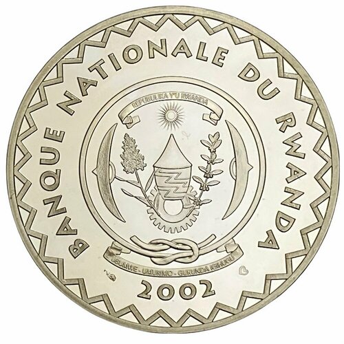 руанда 50 франков francs 2008 животные гориллы Руанда 500 франков 2002 г.