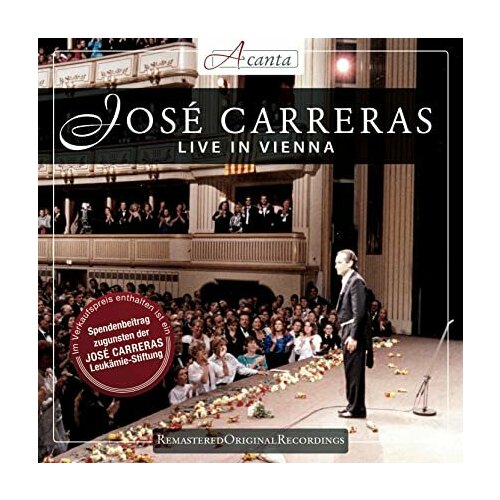 компакт диски sony classical placido domingo diana ross jose carreras christmas in vienna cd Компакт-Диски, Acanta, JOSE CARRERAS - Vienna Live (CD)