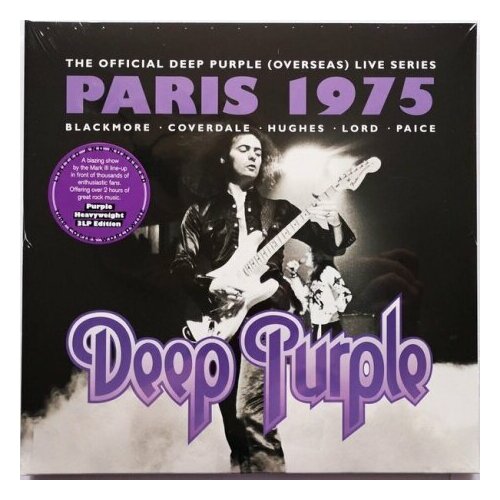 Виниловые пластинки, EAR MUSIC, DEEP PURPLE - Paris 1975 (3LP) hughes glenn виниловая пластинка hughes glenn way it is