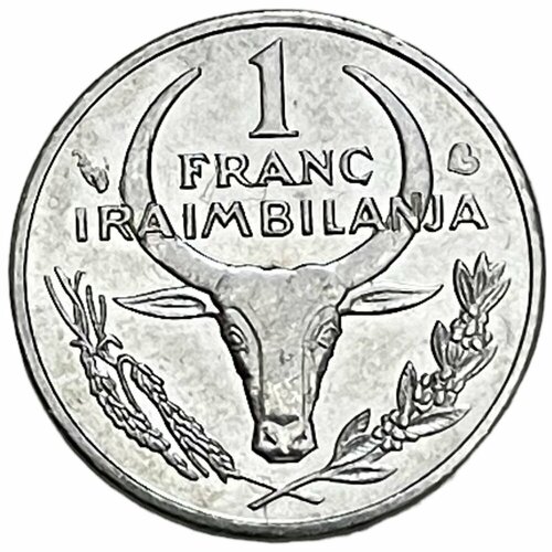 Мадагаскар 1 франк 2002 г. (7) мадагаскар 1 франк 1958 г 2