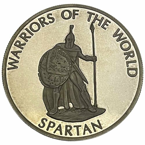 ДР Конго 10 франков 2010 г. (Воины мира - Спартанец) (Proof) pausanias the spartan
