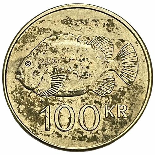 Исландия 100 крон 2004 г. исландия 100 крон 1961 г 3