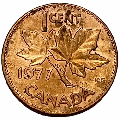 Канада 1 цент 1977 г. (2)