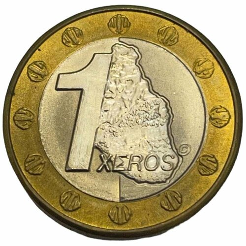 Монтсеррат 1 евро (Xeros) 2007 г. (Проба)