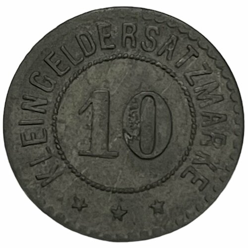 Германия (Германская Империя) Гиссен 10 пфеннигов 1918 г. (Zn) (5)