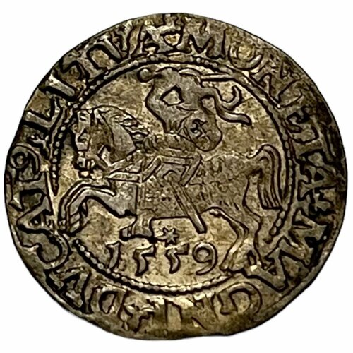 Литовское княжество полугрош (1/2 гроша) 1559 г. речь посполитая 1 2 гроша полугрош 1766 г
