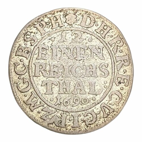 Германия, Бранденбург-Пруссия 1/12 талера 1690 г. (IE) германия бранденбург пруссия 6 грошей 1681 г hs