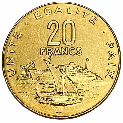 Джибути 20 франков 2016 г. (2)