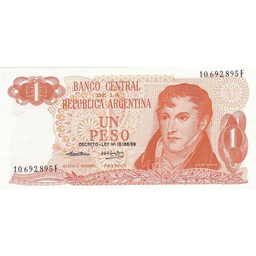 Аргентина 1 песо 1974 г. (6) аргентина 1 песо 2013 200 лет первой национальной монете unc