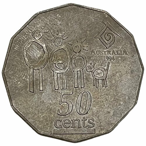 кипр 50 центов 1994 г Австралия 50 центов 1994 г. (Международный год семьи)