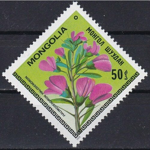 (1979-019) Марка Монголия Чемыш Цветы III Θ 1963 019 марка монголия аполлон насекомые бабочки iii θ