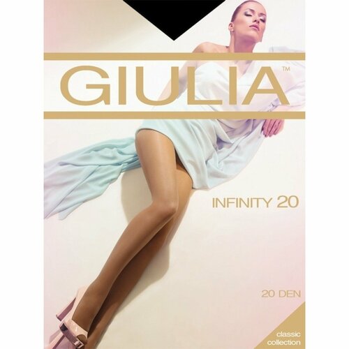 Колготки  Giulia, 20 den, без шортиков, размер 3, золотой