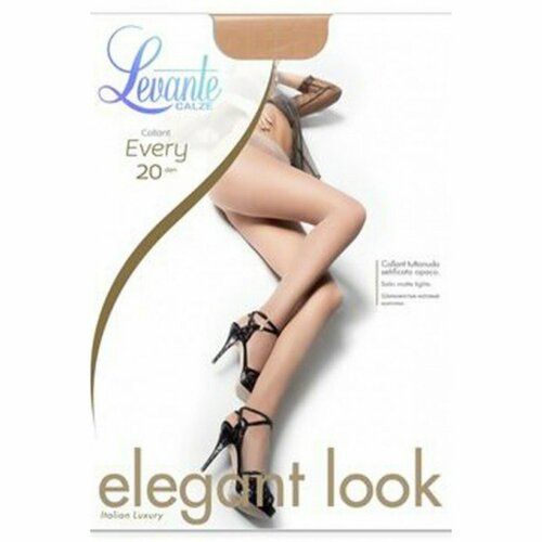 Колготки  Levante, 20 den, размер 5, бежевый