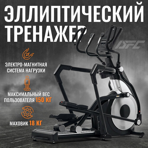 фото Эллиптический тренажер dfc e112bt, черный