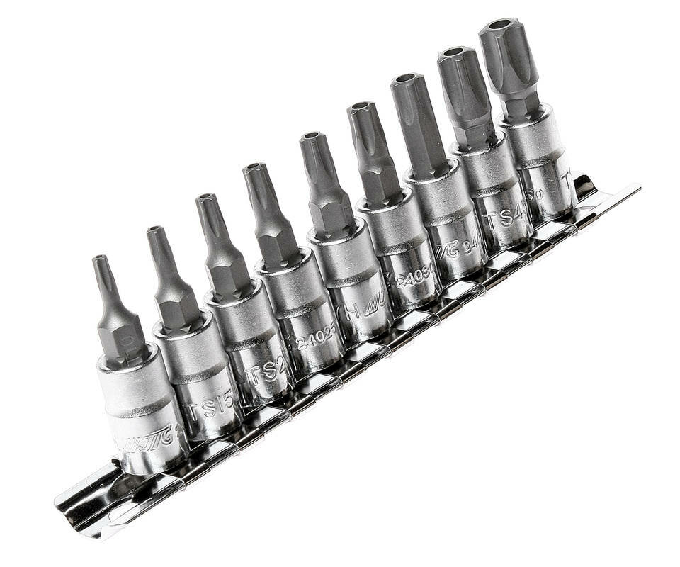 Набор бит 1/4 torx 5-ти гранных 9 предметов Jtc Jtc tools co, ltd JTC3303