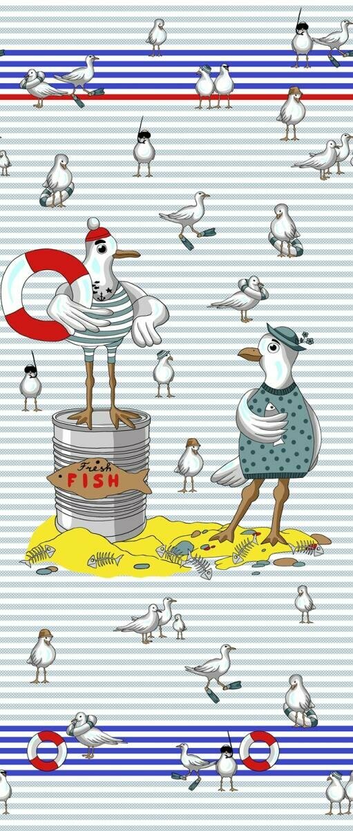 фото Вафельное пляжное полотенце романтический курорт 80х150