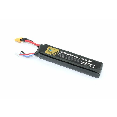 аккумулятор li pol 7 4v 452096 2000mah разъем sm Аккумулятор Li-Pol 11.1v 452096 2000mah разъем XT30-Plug