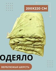 Одеяло "Верблюд", стеганое, всесезонное, Евро, 200х220 см