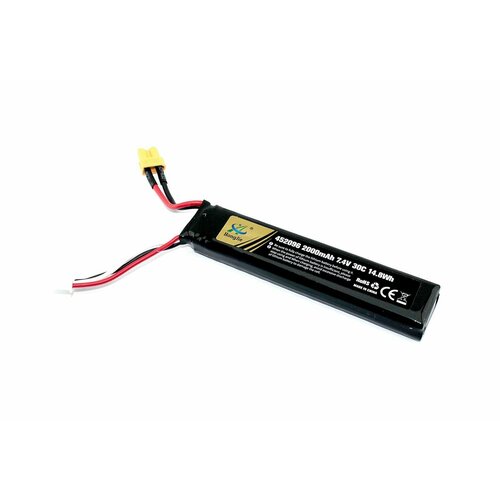 Аккумулятор Li-Pol 7.4V 452096 2000mAh разъем XT30-plug аккумулятор для радиоуправляемой модели 11 1v 2000mah 452096 разъем mini tamiya plug li pol