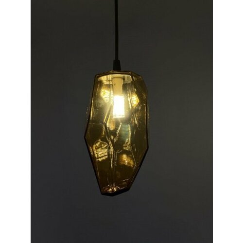 Светильник подвесной Elegant SPF-4275 AMBER/янтарь D110/H1000/1/G9/50W GEO