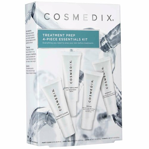 COSMEDIX Подарочный косметический набор для подготовки к глубокому пилингу кожи лица / Treatment Prep Kit (4 products) сыворотка круглосуточного действия simply brilliant 30 мл