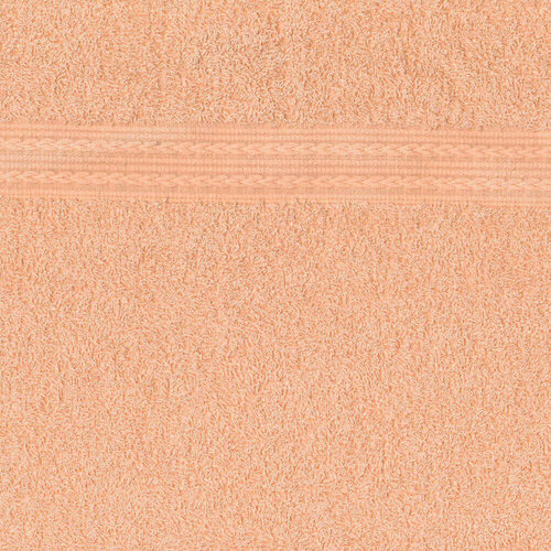 Полотенце махровое Вышний Волочек персиковый (пл.375) 70х130