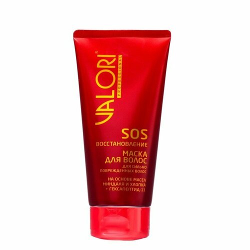 ночная sos маска для волос irc sos recovery overnight mask 220 мл Маска для волос Valori Professional SOS-эффект 150 мл