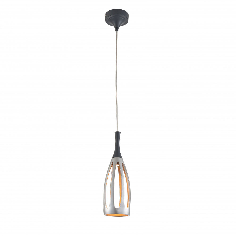 Подвесной светильник Plex 2420-1P белый свет 3 м² цвет чёрный 90139655