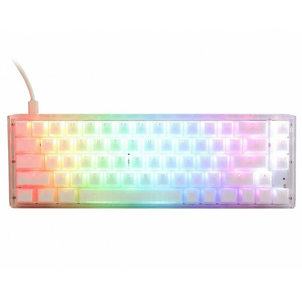Клавиатура Ducky One 3 Aura SF RGB White Cherry MX Silent Red Switch (US Layout)