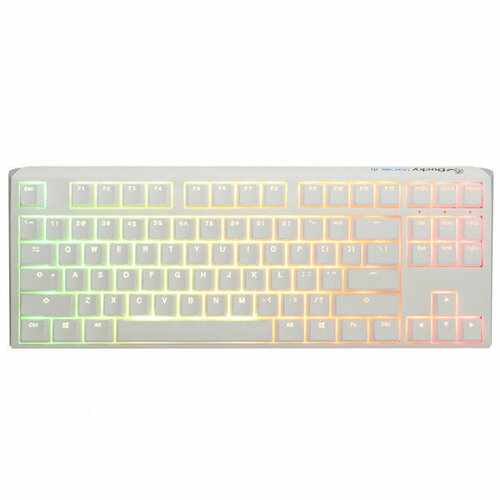 Клавиатура Ducky One 3 TKL RGB Pure White Cherry MX Blue Switch (RU Layout)