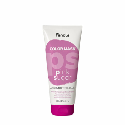 Fanola Оттеночная маска для волос Color Mask, оттенок розовый 200 мл fanola оттеночная маска для волос color mask оттенок голубой 30 мл