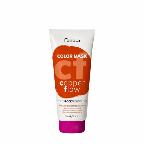 Fanola Оттеночная маска для волос Color Mask, оттенок медный 200 мл fanola оттеночная маска для волос color mask оттенок голубой 30 мл