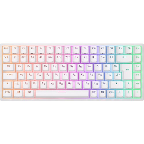 Royal Kludge Беспроводная клавиатура Royal Kludge RK84 Black USB24 GHzBluetoth RGB Hot Swap Red switch 7091₽