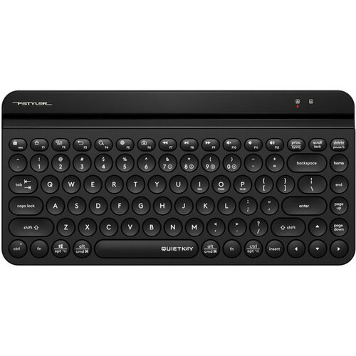 Клавиатура A4Tech Fstyler FBK30 черный USB беспроводная BTRadio slim Multimedia 395300₽