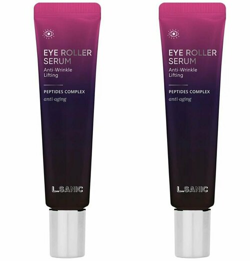 L.SANIC Сыворотка для кожи вокруг глаз разглаживающая против морщин Anti-Wrinkle Lifting Eye Roller Serum, 25мл - 2 штуки