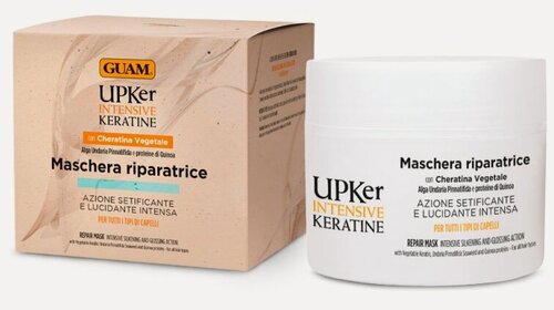 Изображение товара GUAM Маска восстанавливающая с Кератином для гладкости волос, GUAM