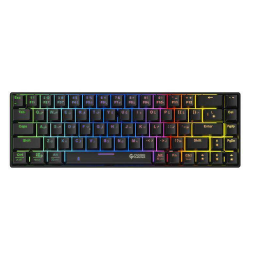 Клавиатура игровая Porodo Gaming 68Keys Mechanical Keyboard with Wired and Bluetooth Dual Version PDX214-BK Black 549000₽