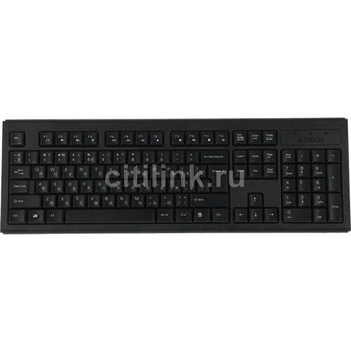 Клавиатура A4TECH KR-83, USB, черный [kr-83 black] клавиатура a4tech kr 83 usb черный