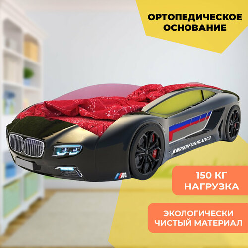 Кровать-машина чёрная Roadster 