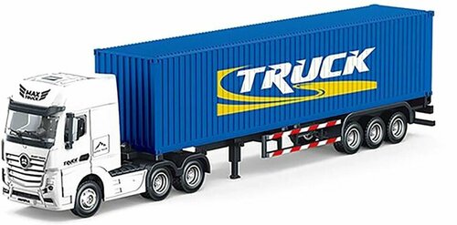 HUI NA TOYS 1:50 металлический грузовик контейнеровоз HN1732-BLUE
