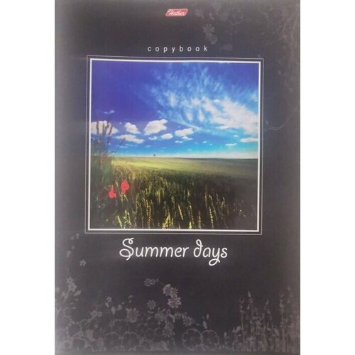 Хатбер 96Т4вмВ3/SD-1 Тетрадь summer days на скобе, ф. а4, выбороч. лак,96 л, хатбер