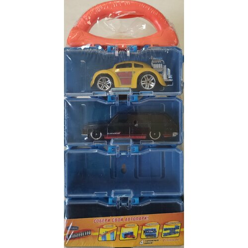 Autogrand Портативный кейс 4 минибокса + 2 модели суперкаров 1:60 82417-3