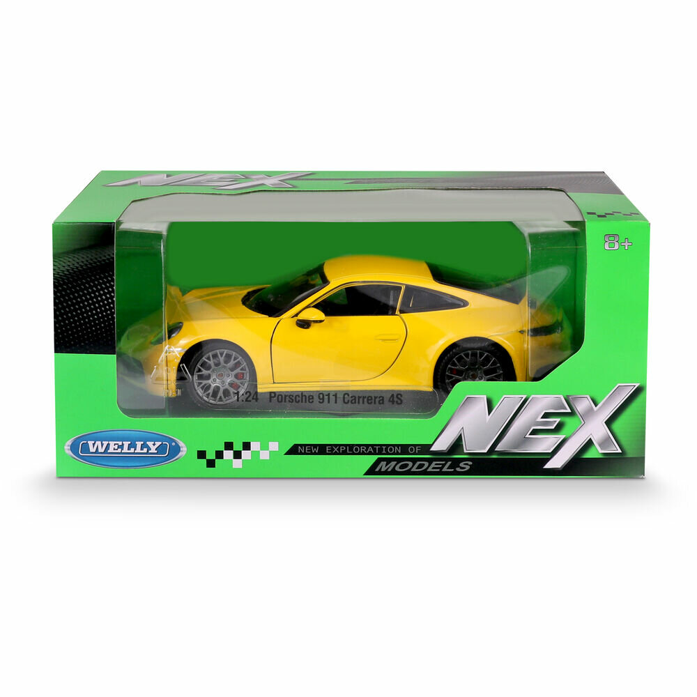 Машинка Welly 1:24 Porsche 911 Carrera - фото №1