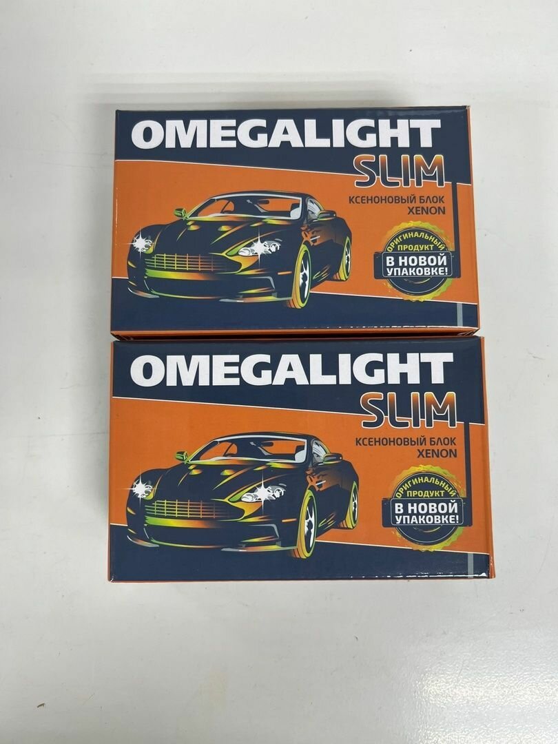 Комплект ксенона Omegalight Slim с лампами SHO-ME H1 5000K