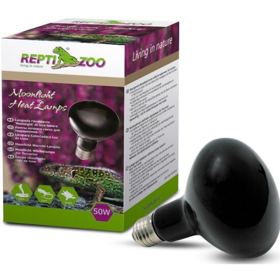 Лампа накаливания Repti-zoo , ночная 80100D "ReptiNightglow", 100Вт