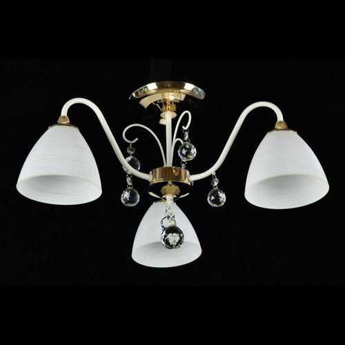 Люстра Verner Lighting С0293/3 WT+FG 3*40W E27