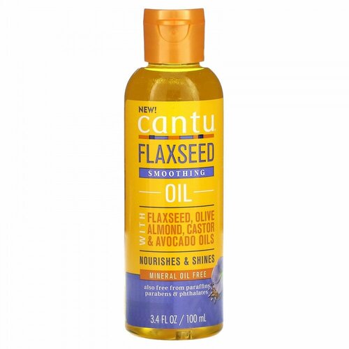 Cantu, Flaxseed Smoothing Oil, 3.4 fl oz (100 ml)